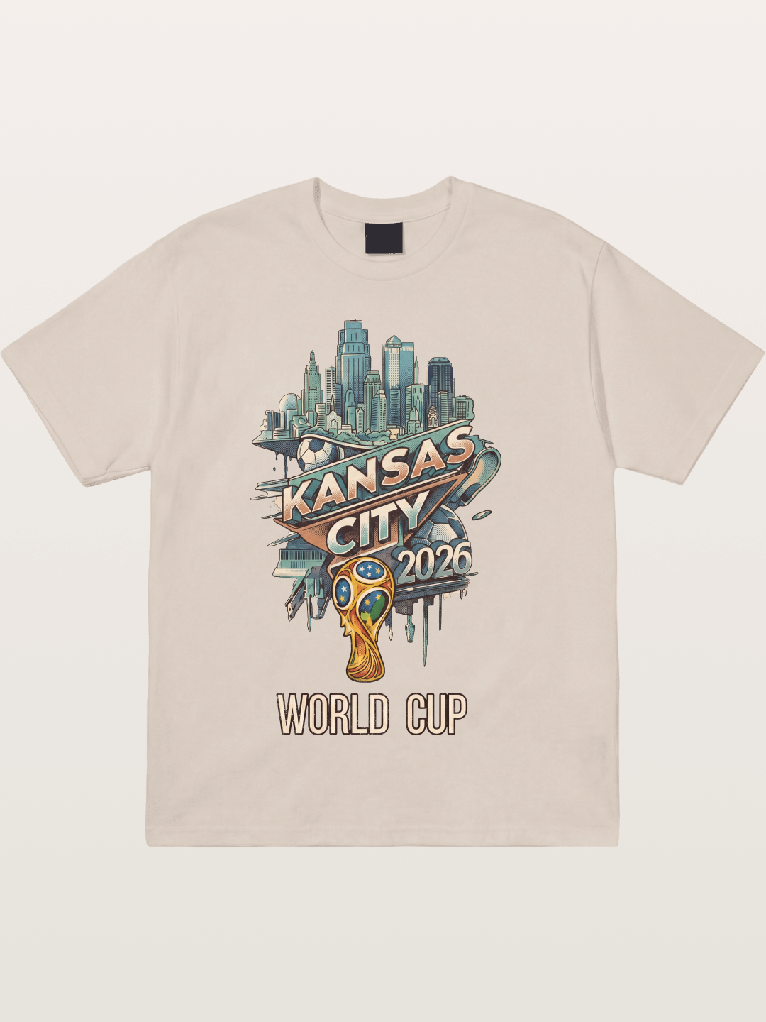 KC World Cup 2026 Emblem Cotton T-shirt