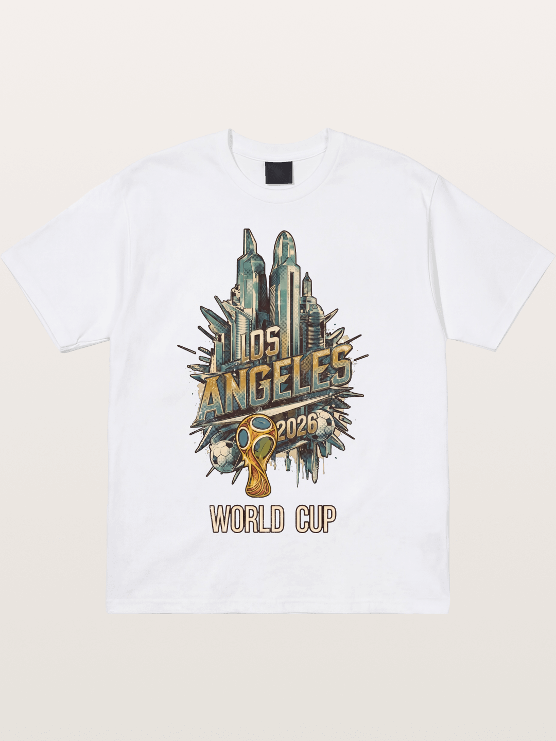 LA World Cup 2026 Emblem Cotton T-shirt