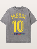 Messi 10 World Cup 2026 Washed T-shirt
