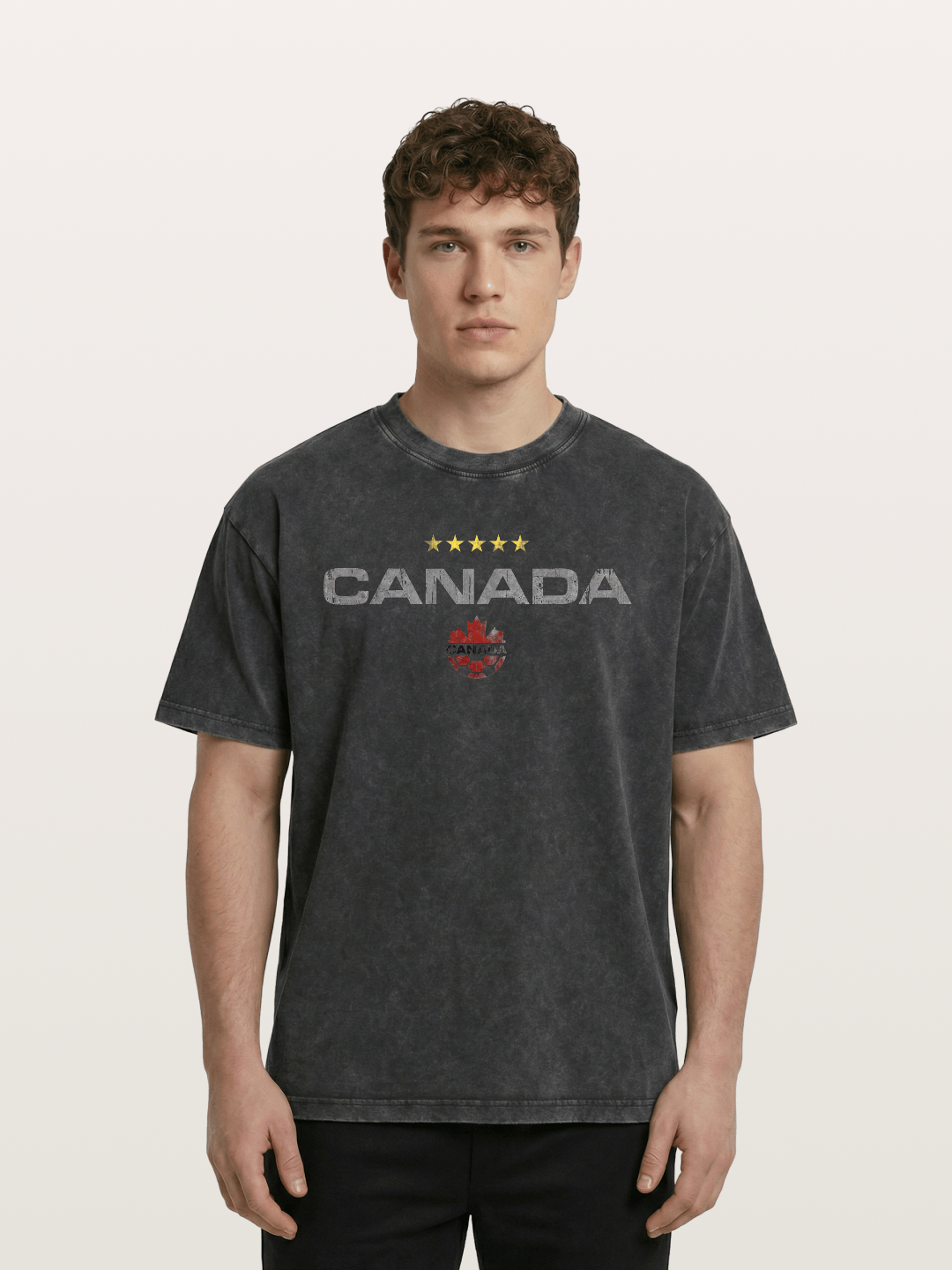 Canada Soccer Team Crest Washed T-shirt