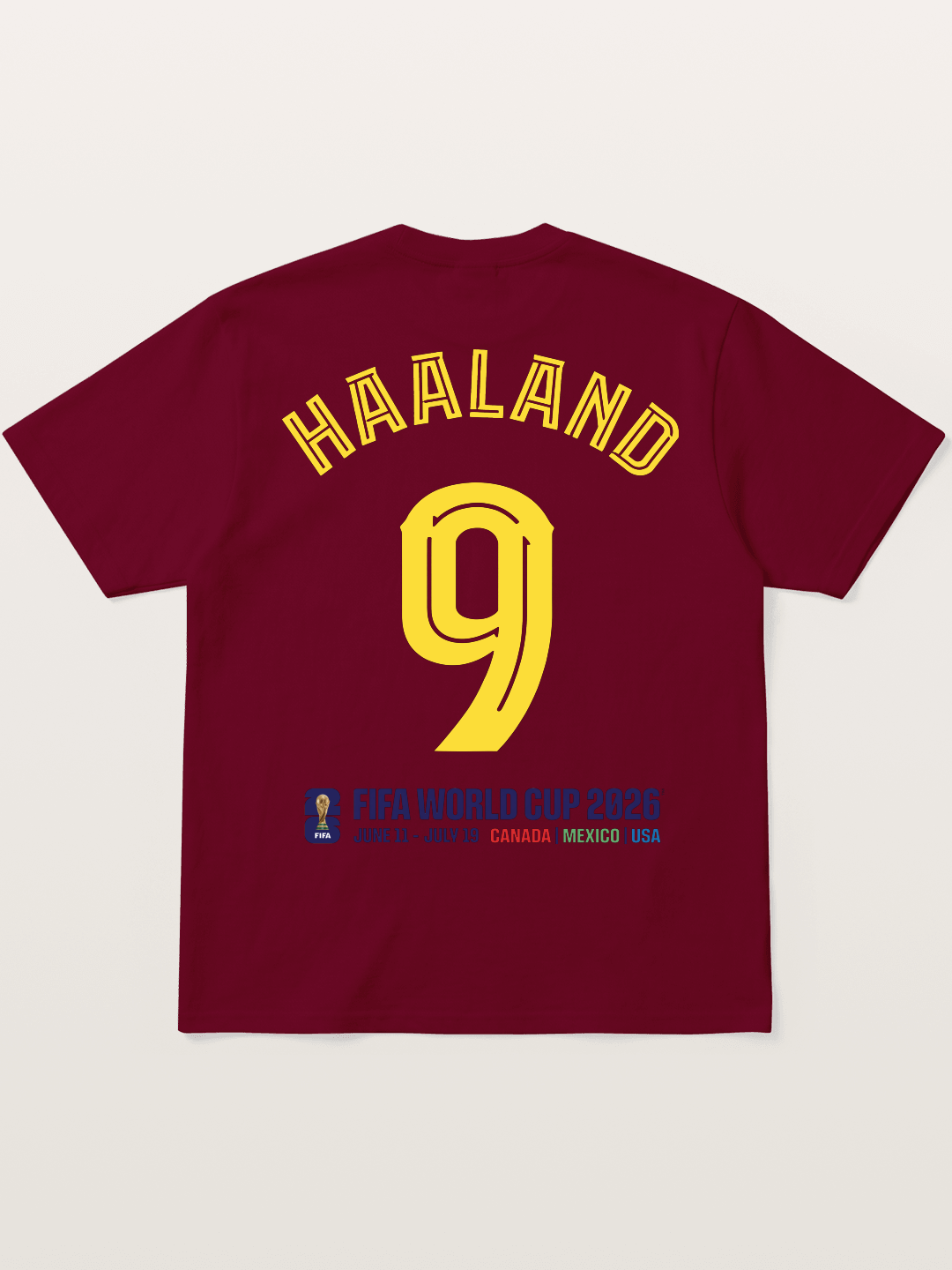 Haaland 9 World Cup 2026 Gildan T-shirt