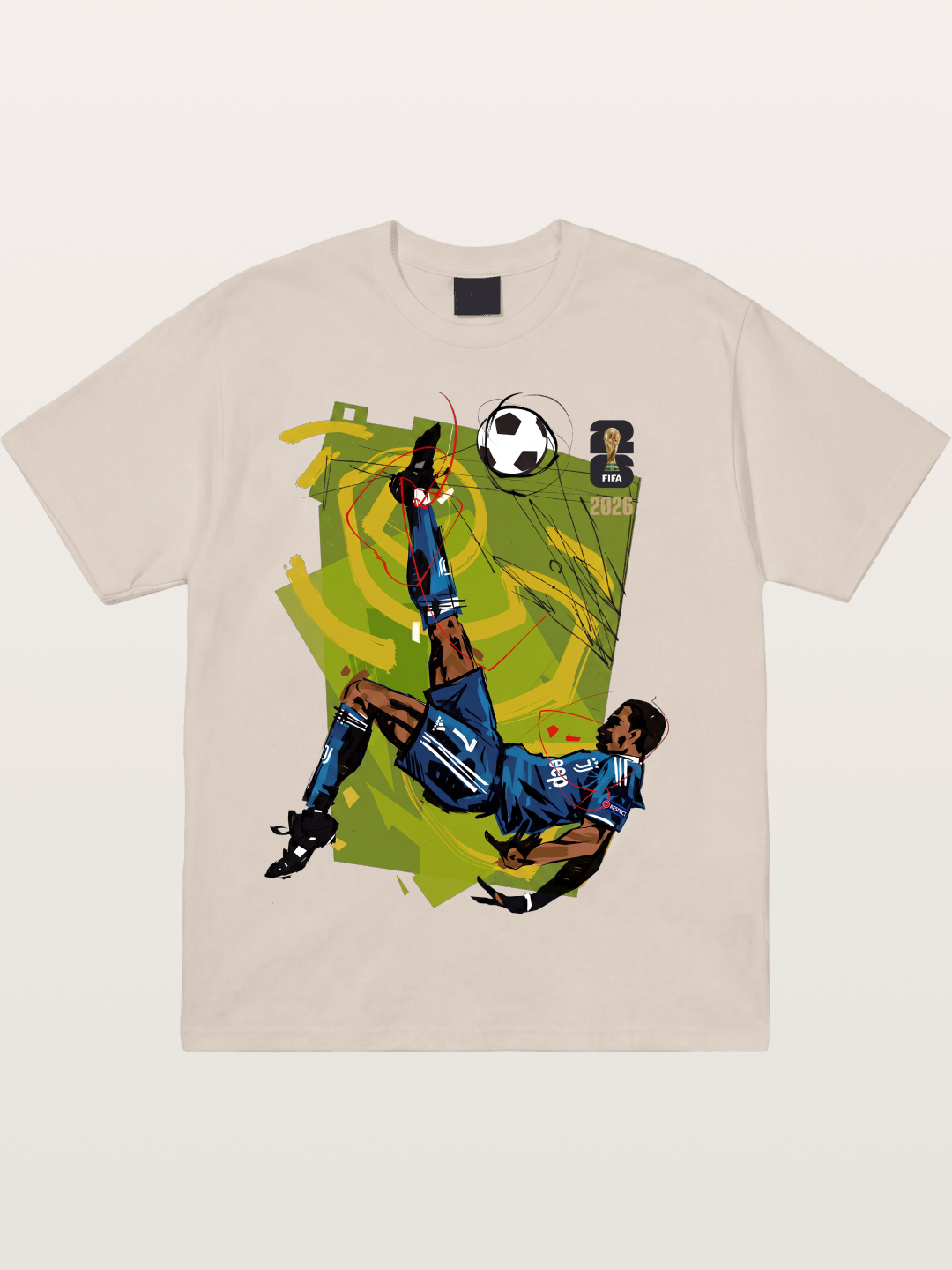 Cristiano Ronaldo's classic goal-scoring move Cotton T-shirt