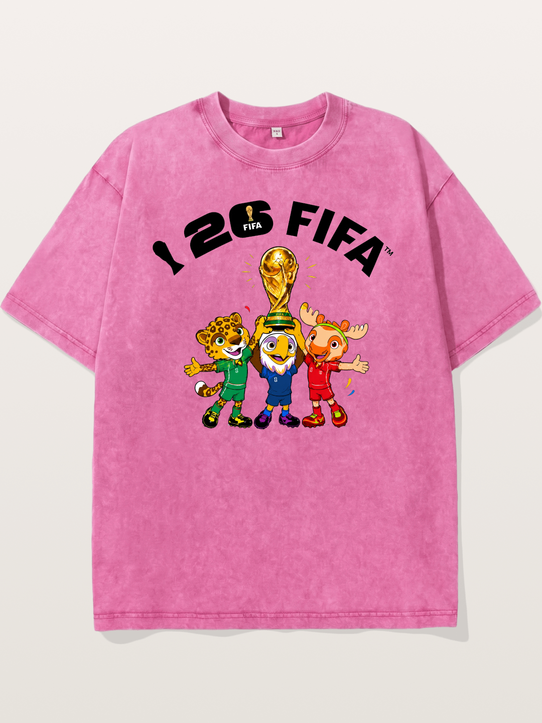 2026 FIFA Mascots Trophy Graphic Washed T-shirt