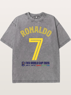 Ronaldo 7 World Cup 2026 Washed T-shirt