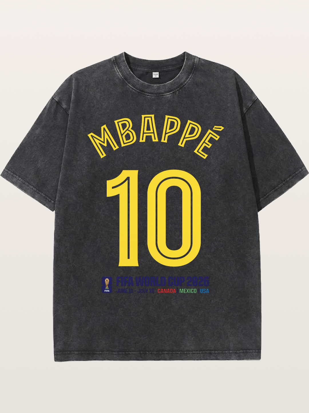 Mbapp¨¦ 10 World Cup 2026 Washed T-shirt