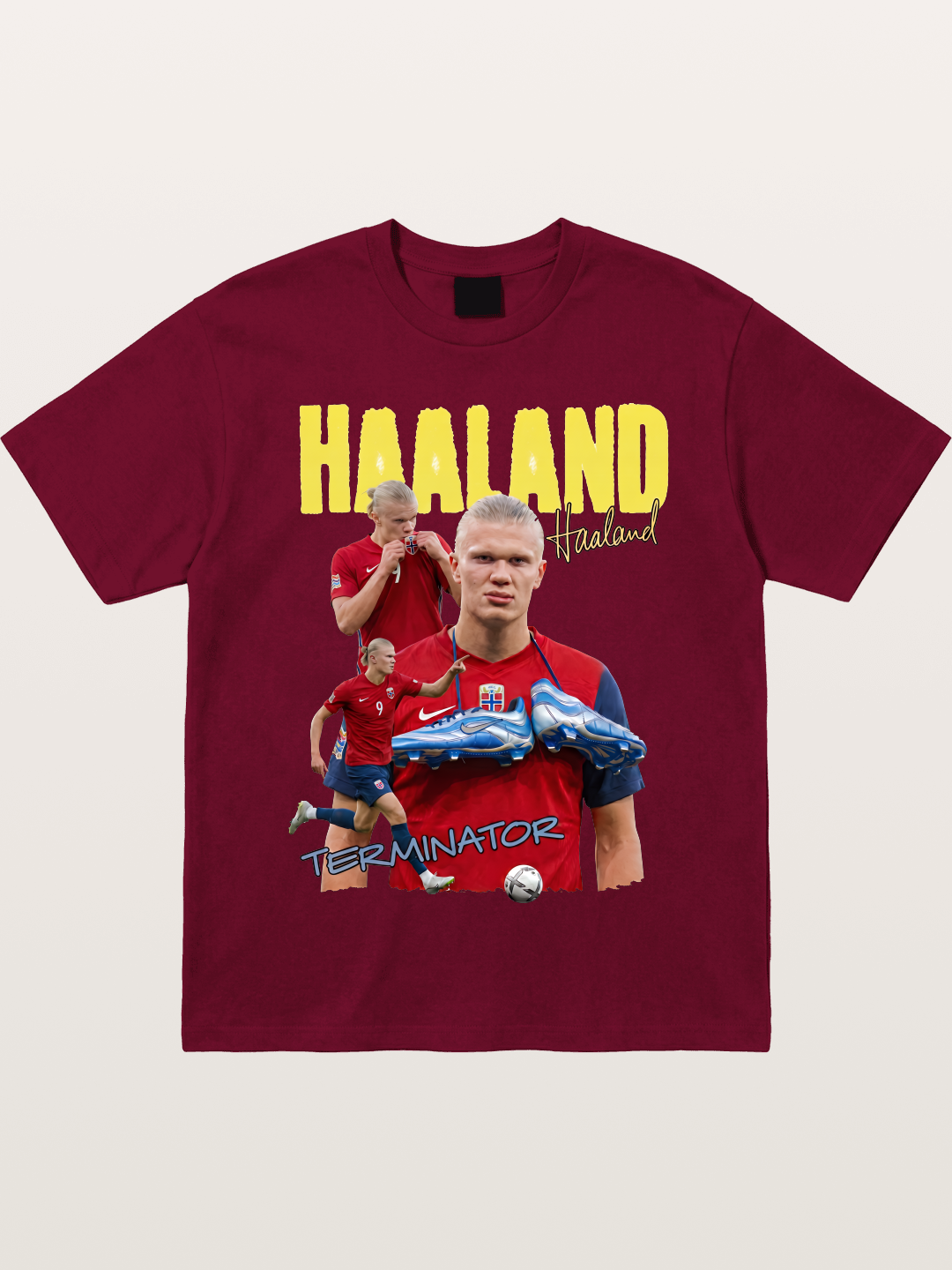 Erling Haaland H9 Poster Gildan T-shirt