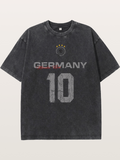 Germany Muller 10 Jersey Washed T-shirt