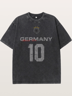 Germany Muller 10 Jersey Washed T-shirt