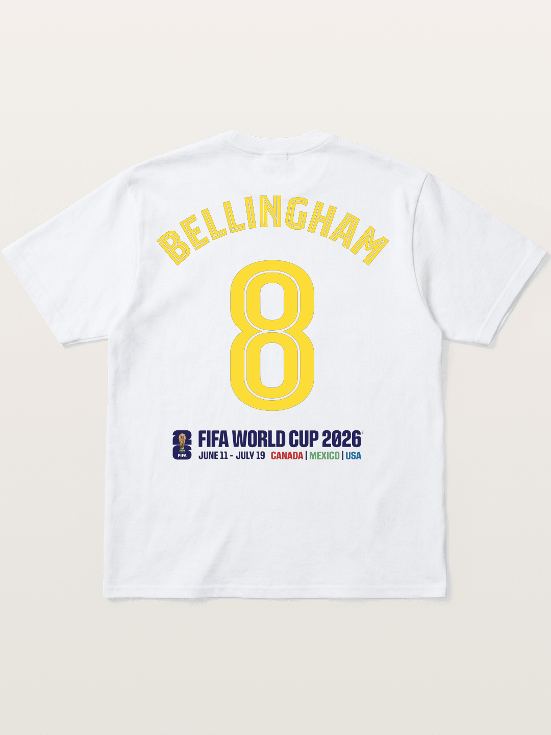 Bellingham 8 World Cup 2026 Cotton T-shirt