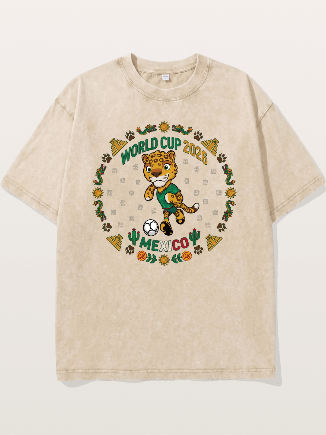 Mexico 2026 World Cup Mascot Washed T-shirt