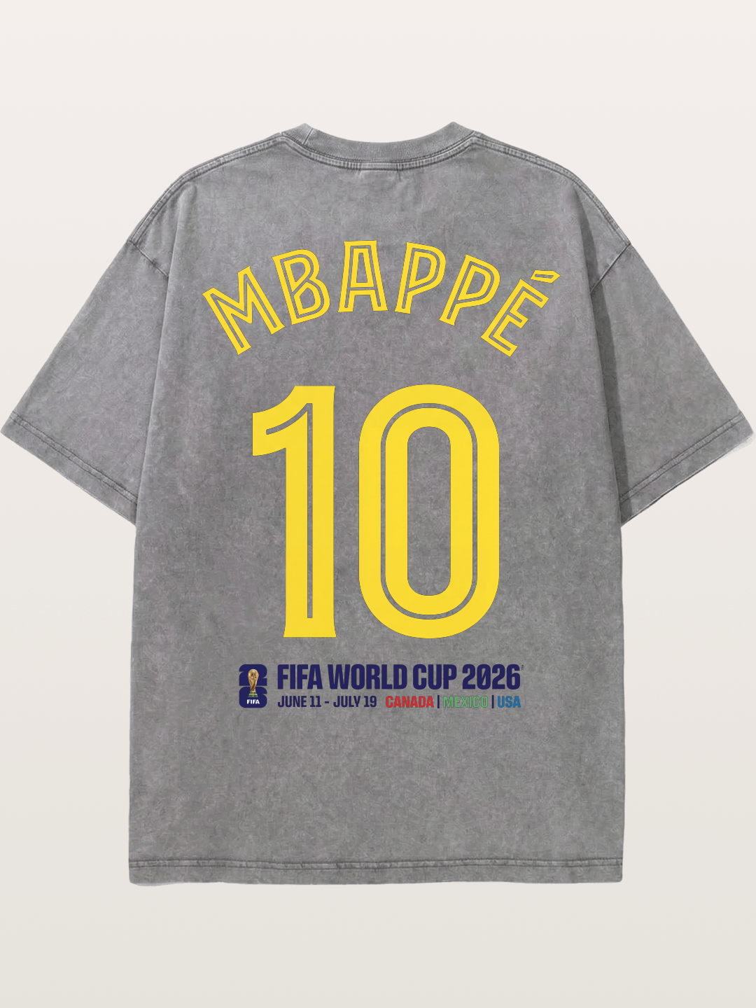 Mbapp¨¦ 10 World Cup 2026 Washed T-shirt