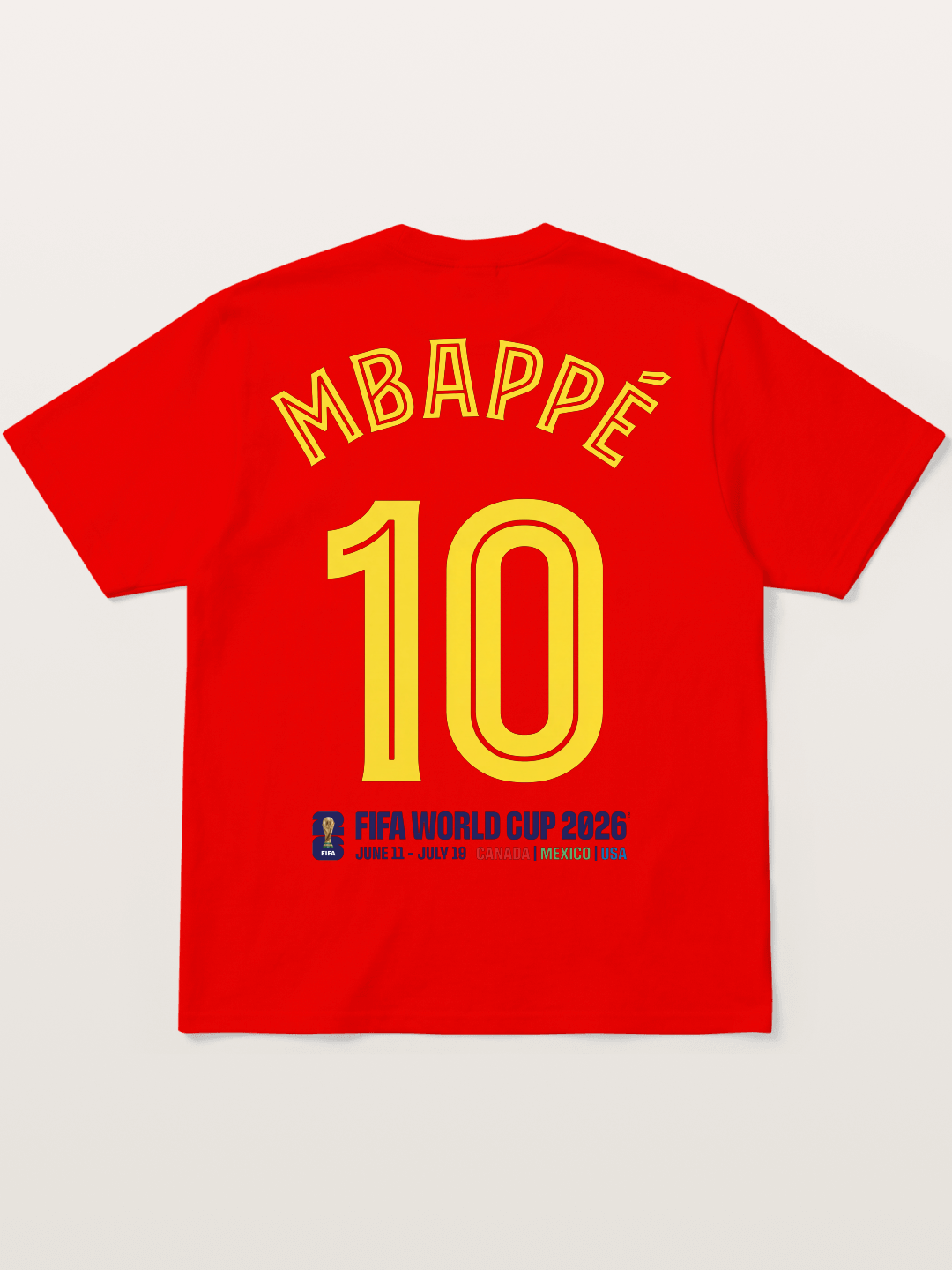 Mbapp¨¦ 10 World Cup 2026 Cotton T-shirt