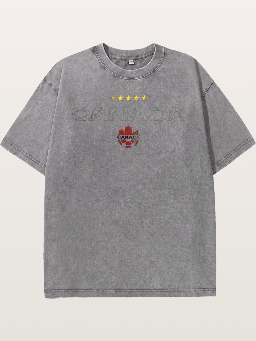 Canada Soccer Team Crest Washed T-shirt
