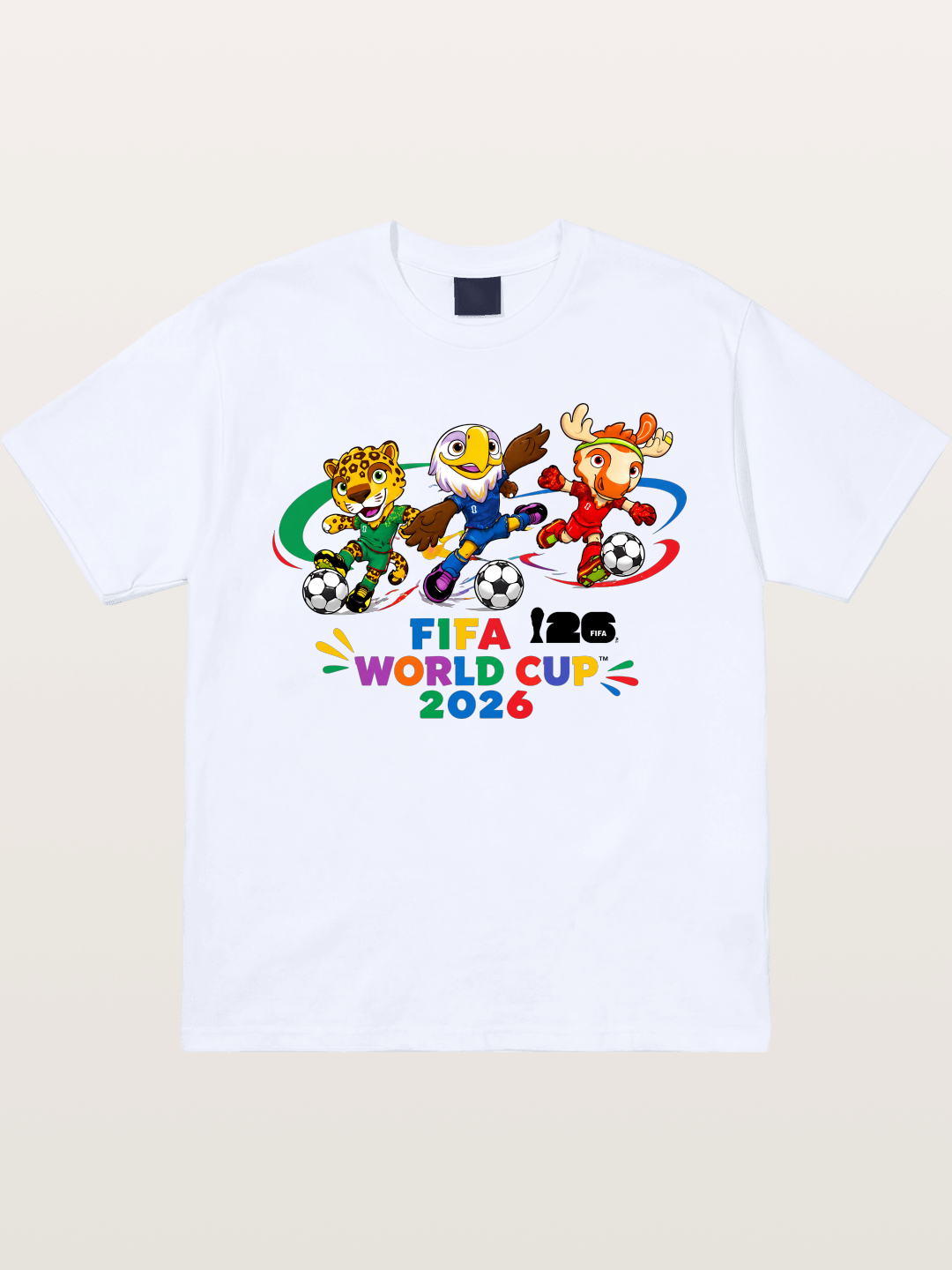 2026 World Cup Mascots Art Gildan T-shirt