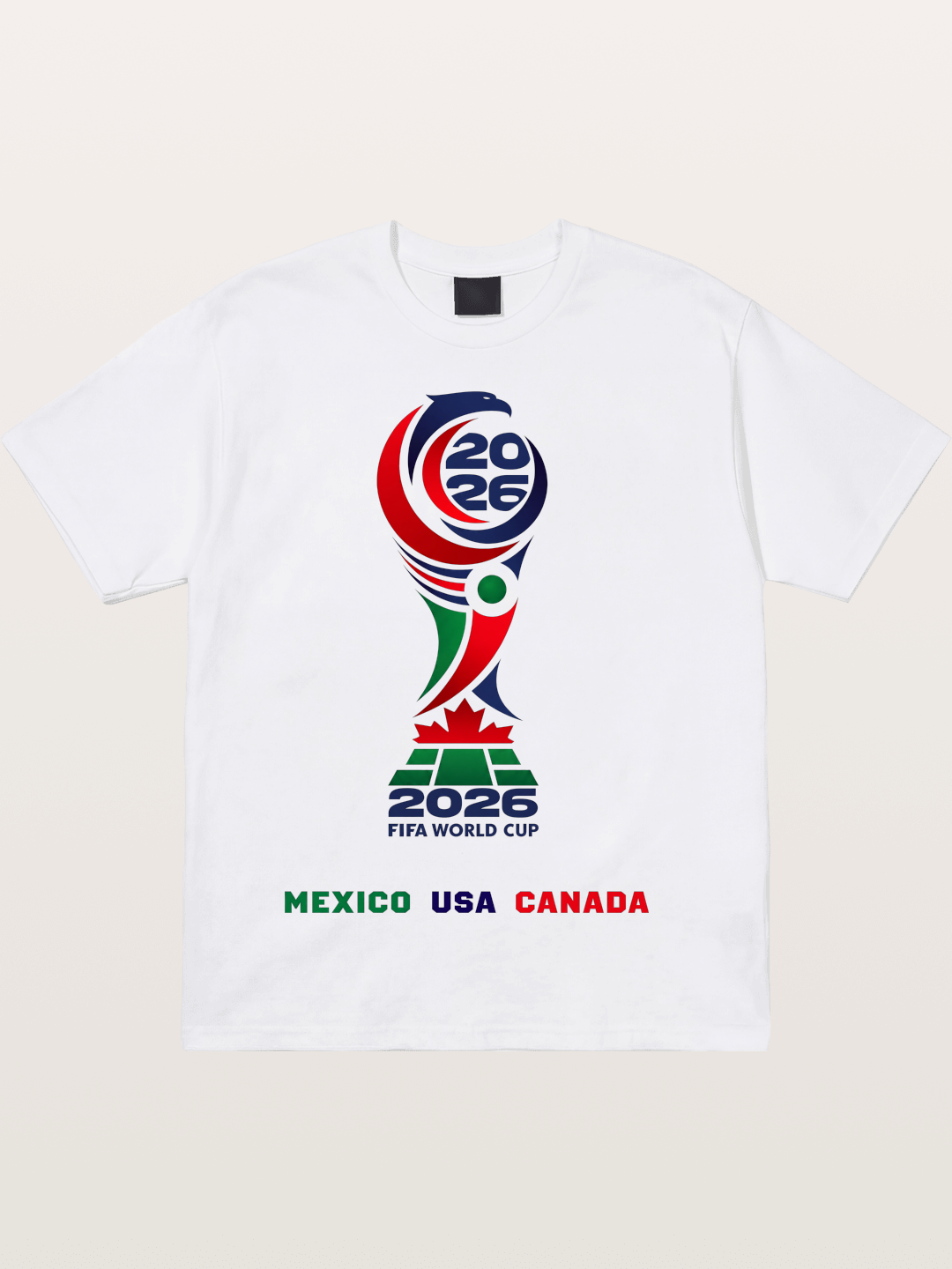 2026 World Cup Logo Art Cotton T-shirt