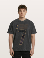 Portugal 7 Ronaldo 2026 WC Washed T-shirt