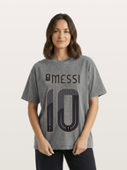 Argentina 10 Messi 2026 WC Washed T-shirt
