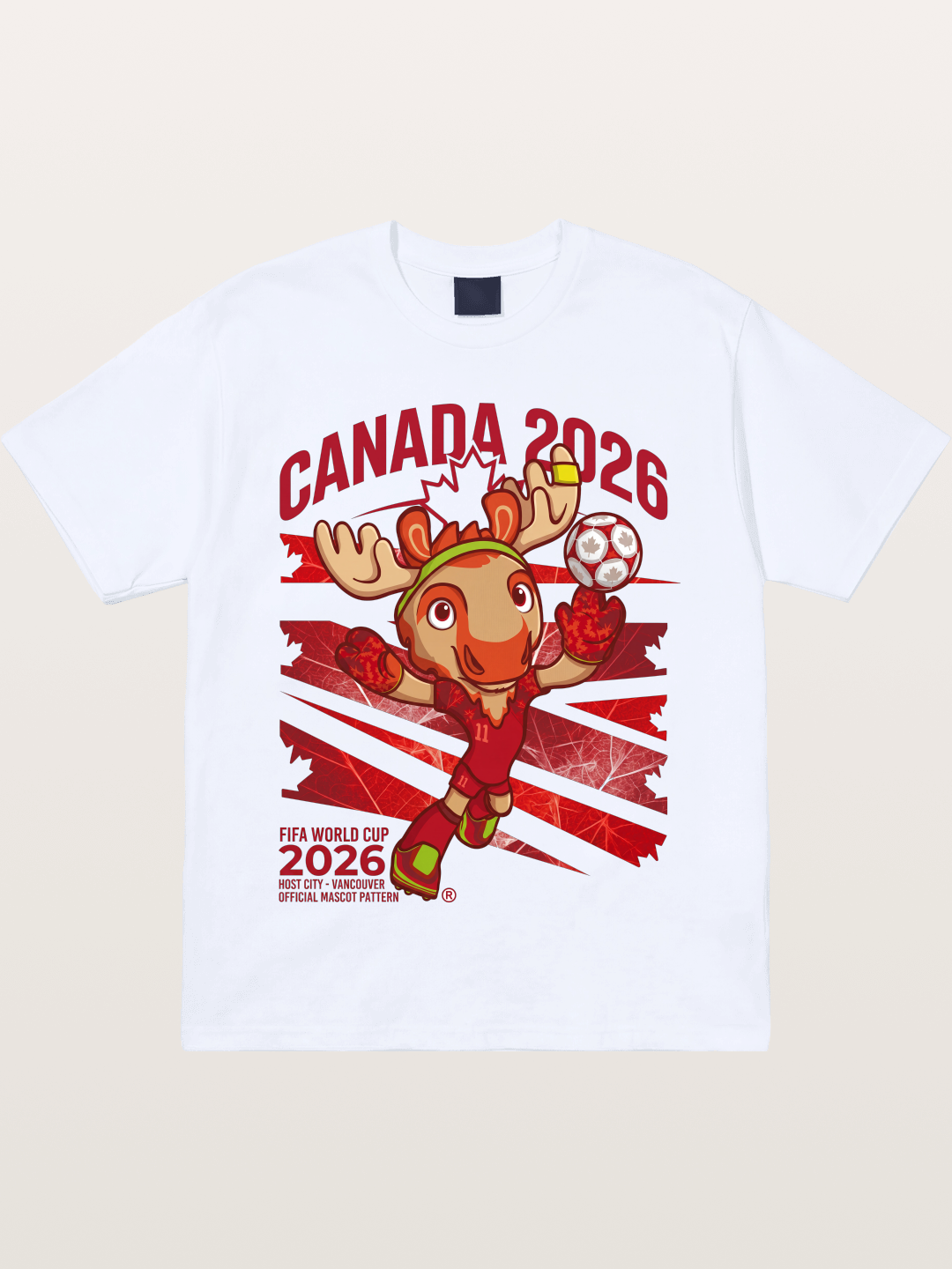 Canada 2026 Moose Mascot Gildan T-shirt