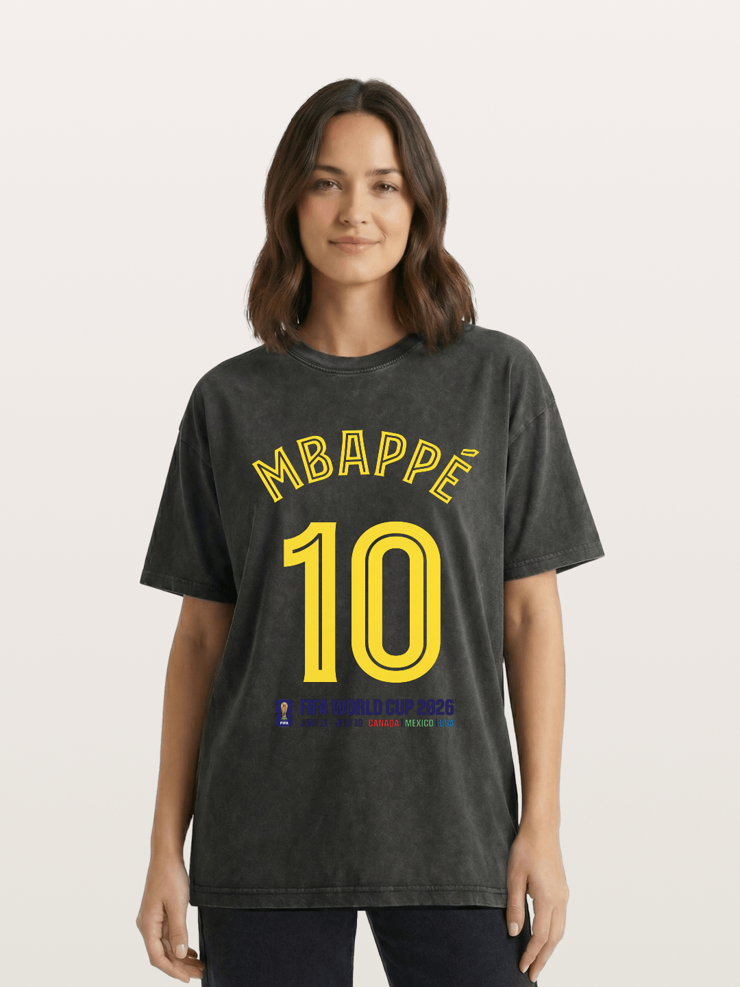 Mbapp¨¦ 10 World Cup 2026 Washed T-shirt