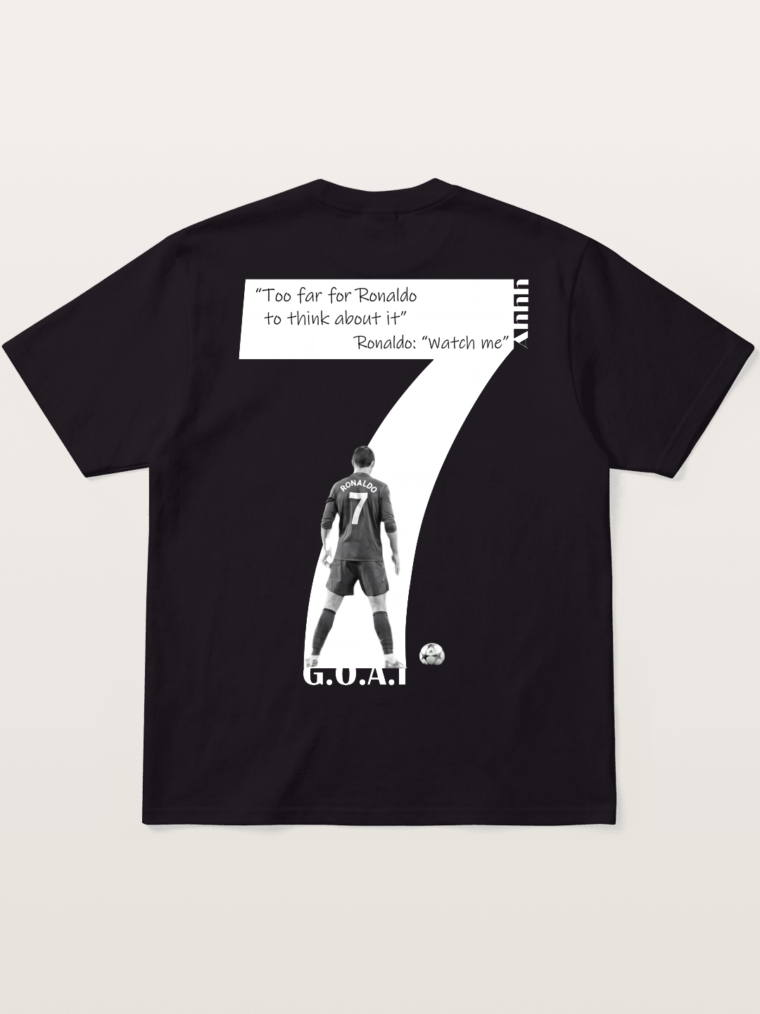 Ronaldo #7 Watch Me Quote Gildan T-shirt