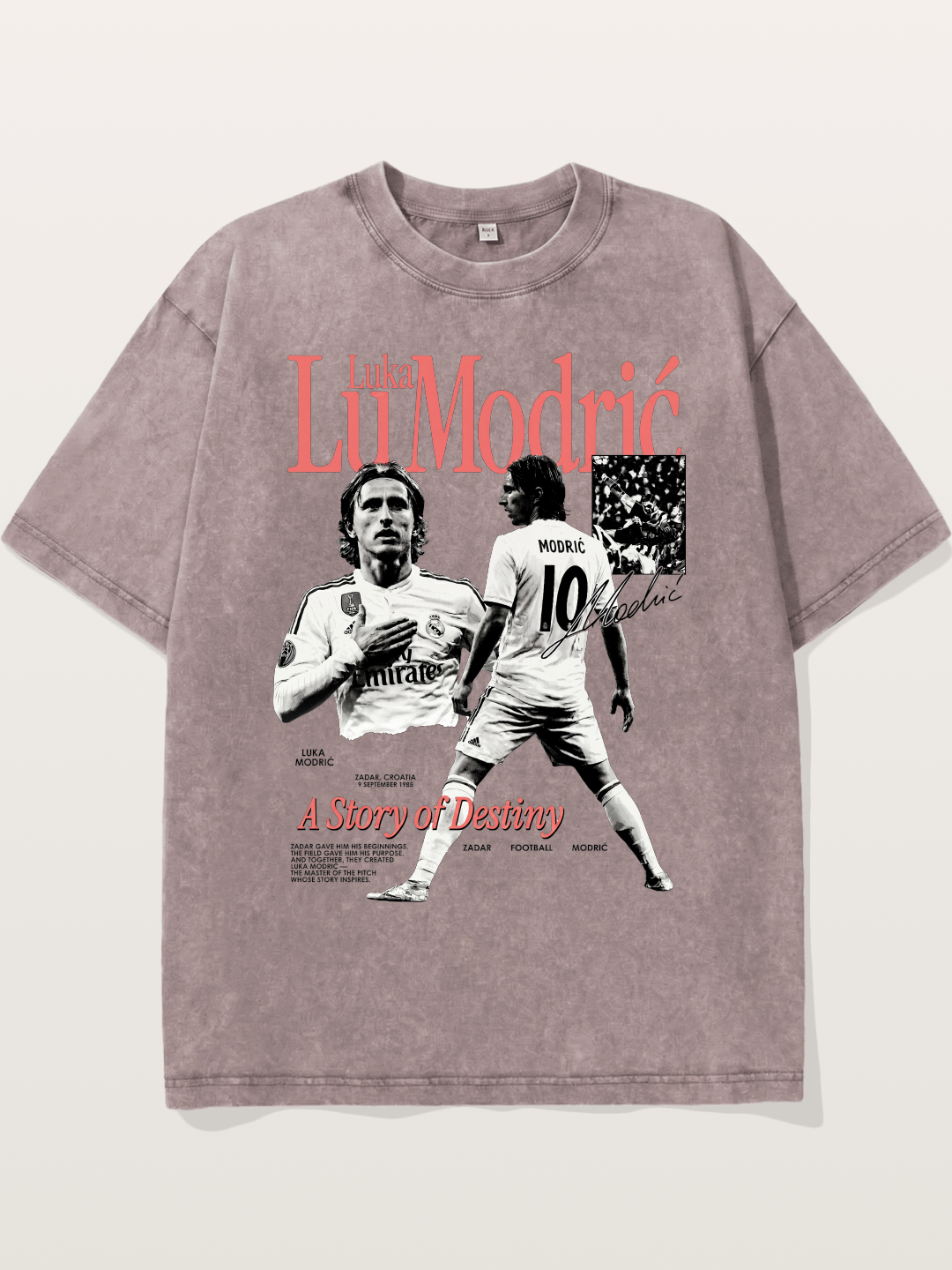 Luka Modric Destiny Story Washed T-shirt