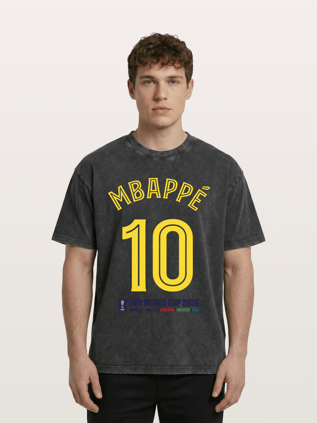 Mbapp¨¦ 10 World Cup 2026 Washed T-shirt