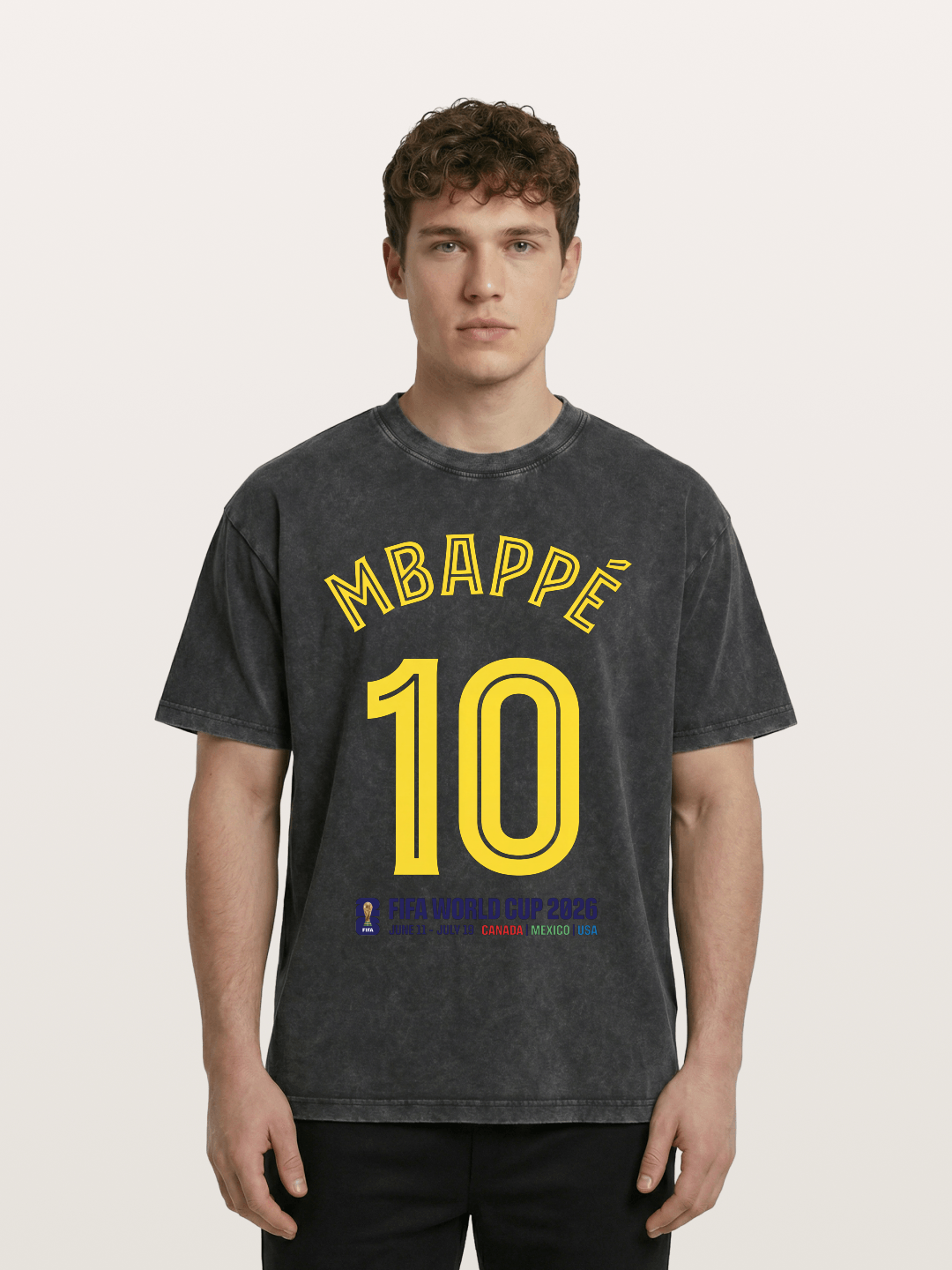 Mbapp¨¦ 10 World Cup 2026 Washed T-shirt