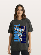 Lionel Messi Argentina 10 Washed T-shirt