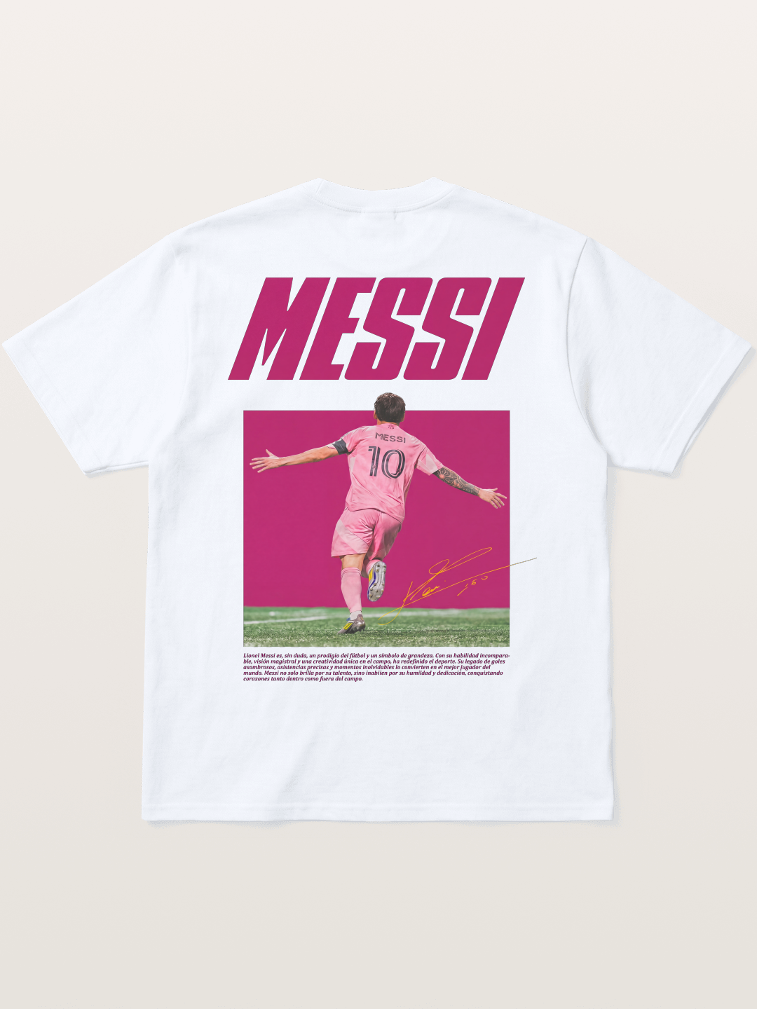 Messi Inter Miami Pink Kit Gildan T-shirt