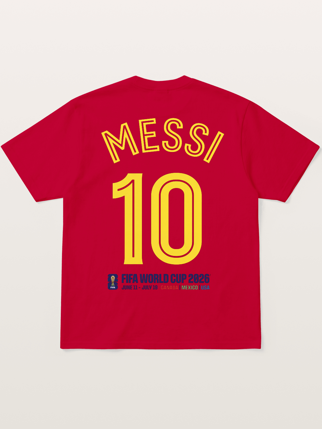 Messi 10 World Cup 2026 Gildan T-shirt