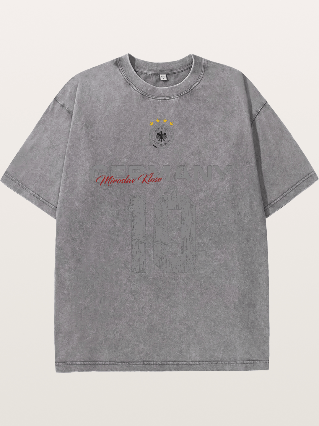 Germany Muller 10 Jersey Washed T-shirt