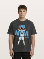 Messi ?Qu¡§| Mir¡§¡é Bobo Argentin Washed T-shirt