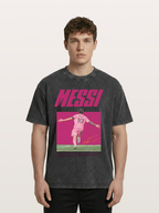 Messi Inter Miami Pink Kit Washed T-shirt