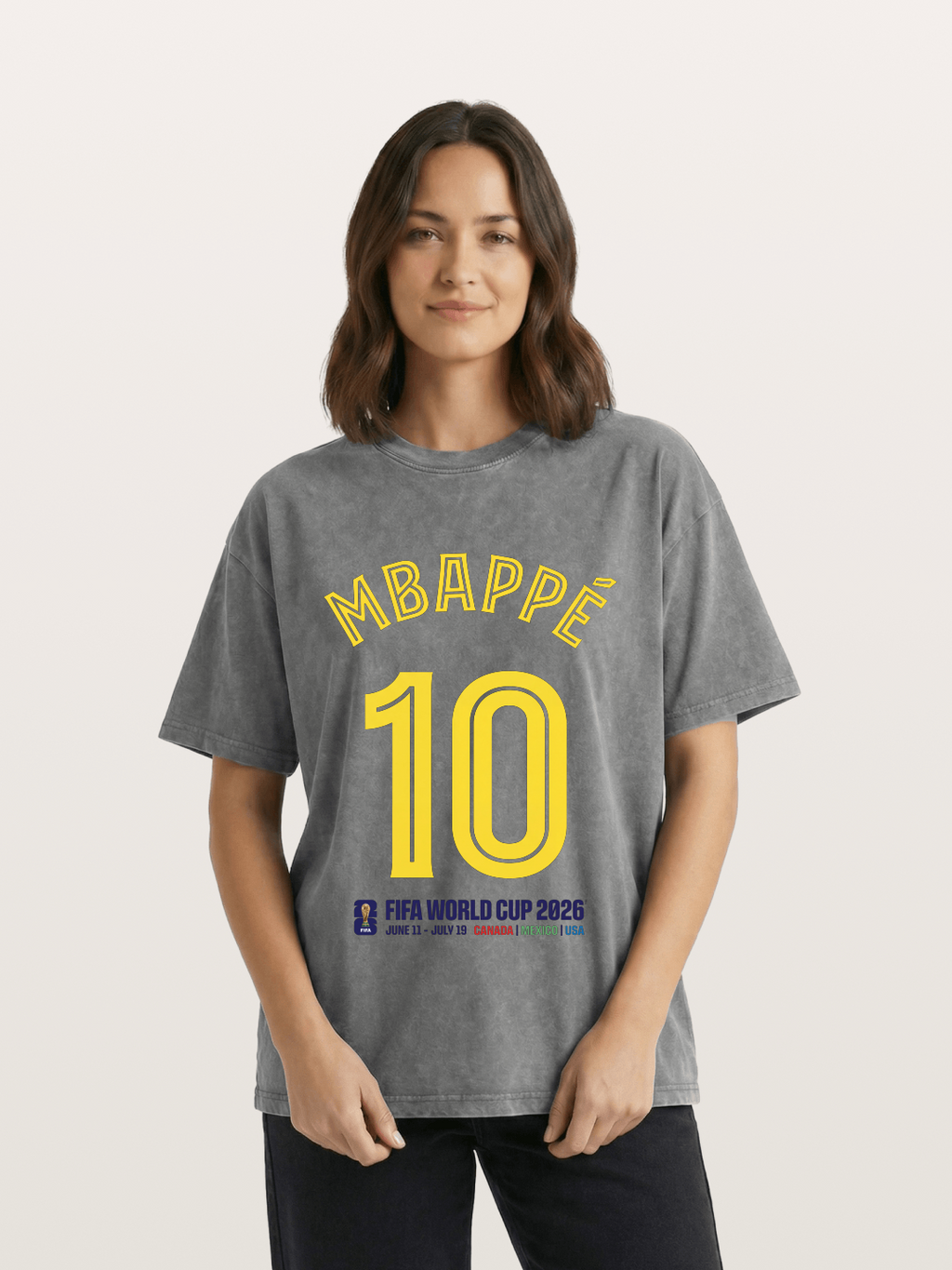 Mbapp¨¦ 10 World Cup 2026 Washed T-shirt