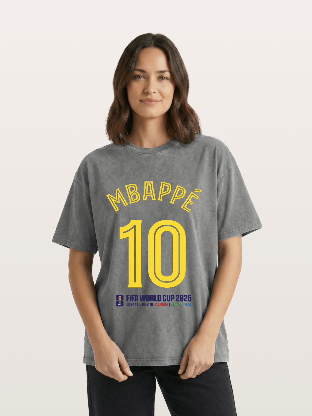 Mbapp¨¦ 10 World Cup 2026 Washed T-shirt