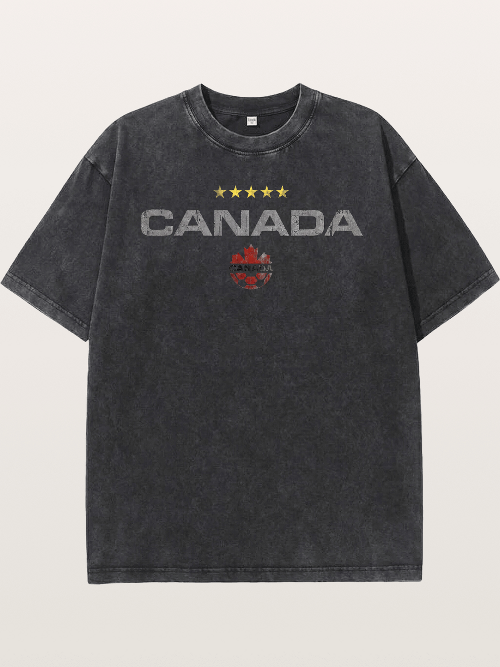 Canada Soccer Team Crest Washed T-shirt