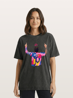 Messi No.10 Celebration Pose Washed T-shirt