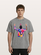 Messi No.10 Celebration Pose Washed T-shirt