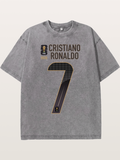 Portugal 7 Ronaldo 2026 WC Washed T-shirt